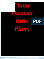 Flame Thrower Rifle Complete Plans Paul Rainwater