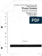 SOLUCIONARIO SISTEMAS DE POTENCIA Analisis y Diseño Duncan Glover