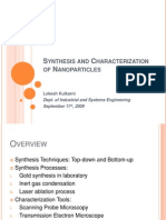 Synthesis and Characterization of Nanoparticles