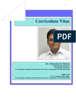 Curriculum Vitae: Dr. Mahendra D. Shirsat