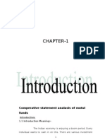 Chapter-1: Comperative Statement Analasis of Mutul Funds