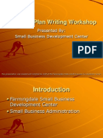 Sample Business Plan Presentation