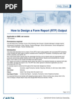 How To Create and Use RTF Templates