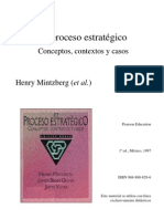 El Proceso Estratégico. Henry Mintzberg y Brian Quinn