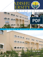 Mogadishu University Prospectus 2012