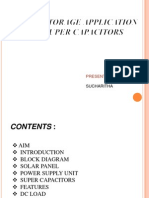 Next Generation Alternative Energy Storage Using Super Capacitors/ultra Capacitors