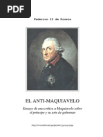 Federico II de Prusia - El Anti-Maquiavelo