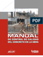 Control de Calidad Del Concreto