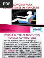 Presentación TALLER ERGONOMIA CONDUCTORES