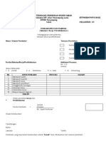 Borang Penilaian Prestasi Pembekal