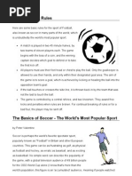 Football Basic Rules