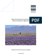 Value Chain Governance and Gender: Saffron Production in Afghanistan