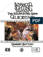 Advanced Fighting Fantasy Quickstart