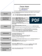 Sample CV PDF