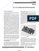 An-779 Low-Distortion 1.6 To 30 MHZ SSB Driver Designs