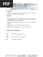 H01.02.03.01.02 - PR - 05 Medicion de Espesores Por El Meto de Ultrasonido en Recipientes A Pres (v01) PDF