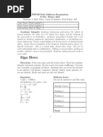 Physics 6A Midterm 1 Solutions