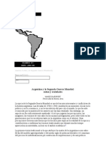 Argentina y La Segunda Guerra Mundial Mitos y Realidades