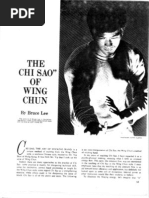 Wing Chun Chi Sao