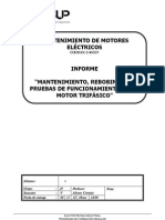 Prubeas de Aislamiento en Motores