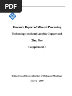 Research Report of Mineral Processing 2