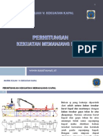 Perhitungan Kekuatan Memanjang Kapal