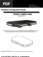 Feniex Cobra Mini Instruction Guide 