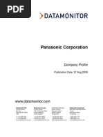 DataMonitor - Panasonic Corporation - 2009