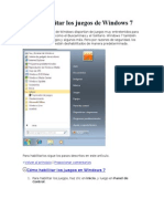 Cómo Habilitar Los Juegos de Windows 7 Y XP