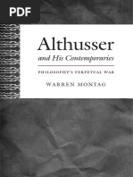 Althusser and His Contemporaries by Warren Montag