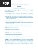 Procedimiento Ante Los Tribunales Del Trabajo