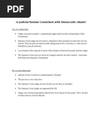 Pros and Cons About Judicial Review