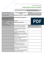 Perfil Emprendedor en Manejo y Comercializacion de Productos Agricolas