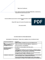 Secuencia Didáctica Problematizadora Matematicas Actividad 4