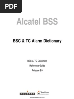 ALU BSC-TC Alarm Dictionary