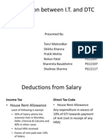 Comparison Between I.T. and DTC