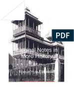 Marginal Notes in Moro History 