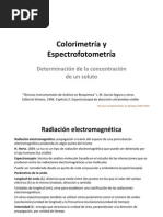 Colorimetria y Espectrofotometria