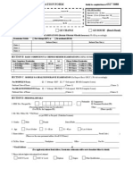 Exam Application Form