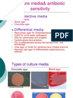 Lab 6 Culture Media& Antibiotic Sensitivity