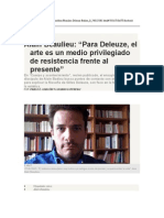 Alain Beaulieu - para Deleuze, El Arte Es...