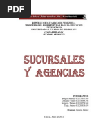 Trabajo Sucursales y Agencias