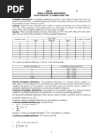 Probability Distribution