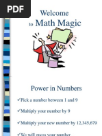 Math Magic: Welcome