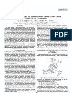 Transient Theory of Synchronous Generator Under Unbalanced Conditions