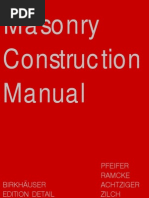 Masonry Construction Manual