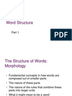 Word Structure