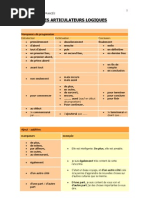 Grammaire Articulateurs Logiques