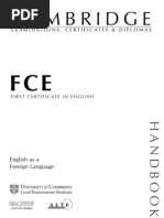 FCE Handbook