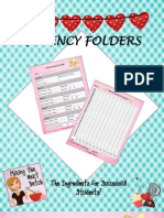 Fluency Folder Freebie